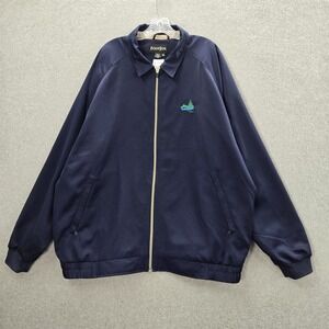 Footjoy Men Jacket 2XL Blue Village Embroidered Logo Golf READ